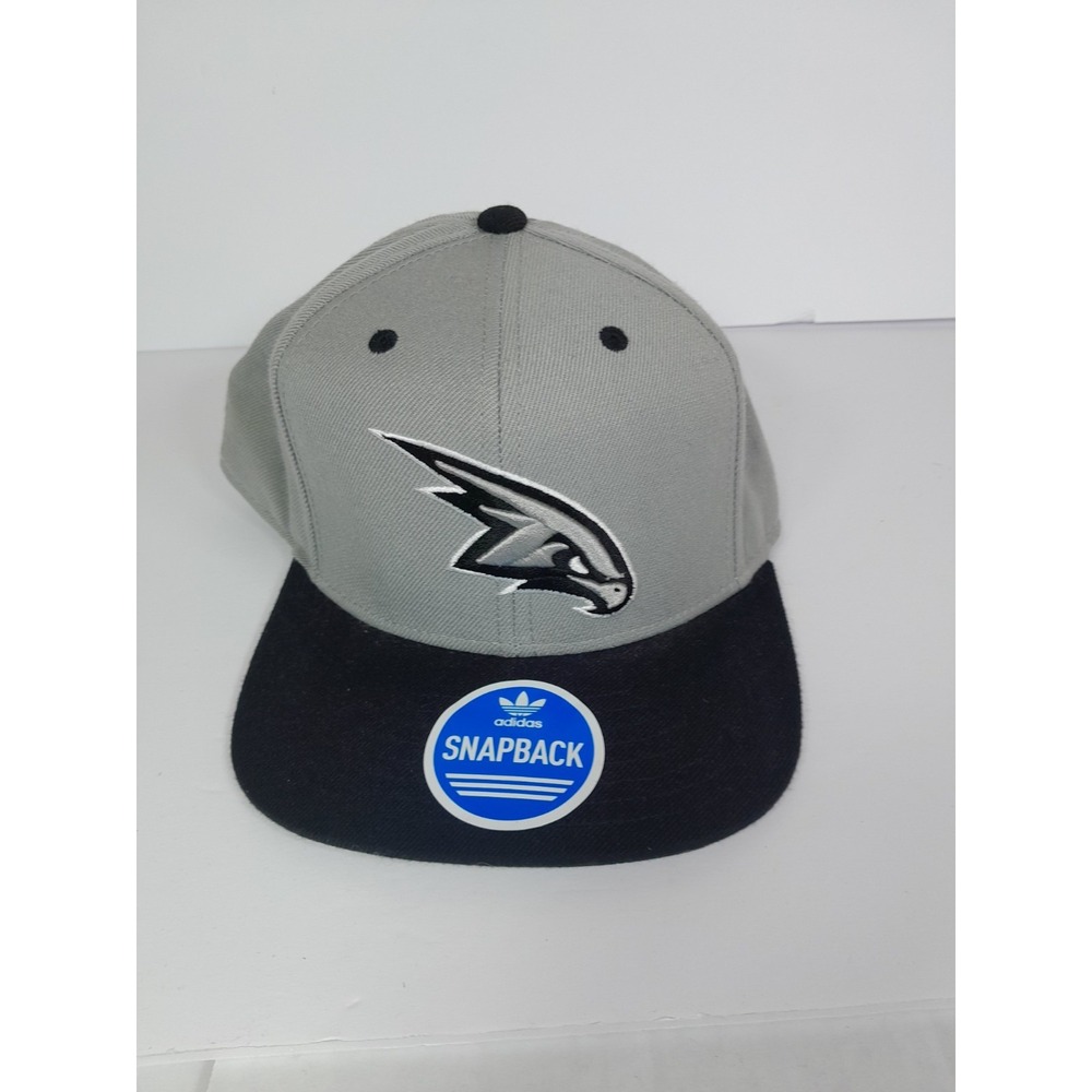Atlanta Hawks Adidas Snapback Hat Gray Black